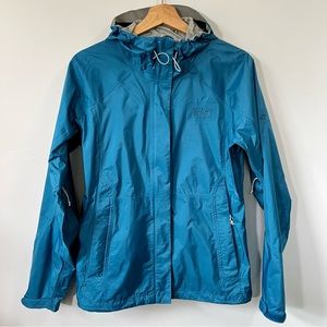 Mountain Hardwear Dry.Q Rain Shell, Blue, Women's Size M